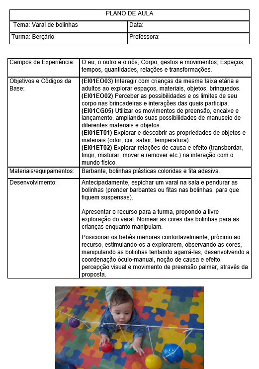 Varal de bolinhas