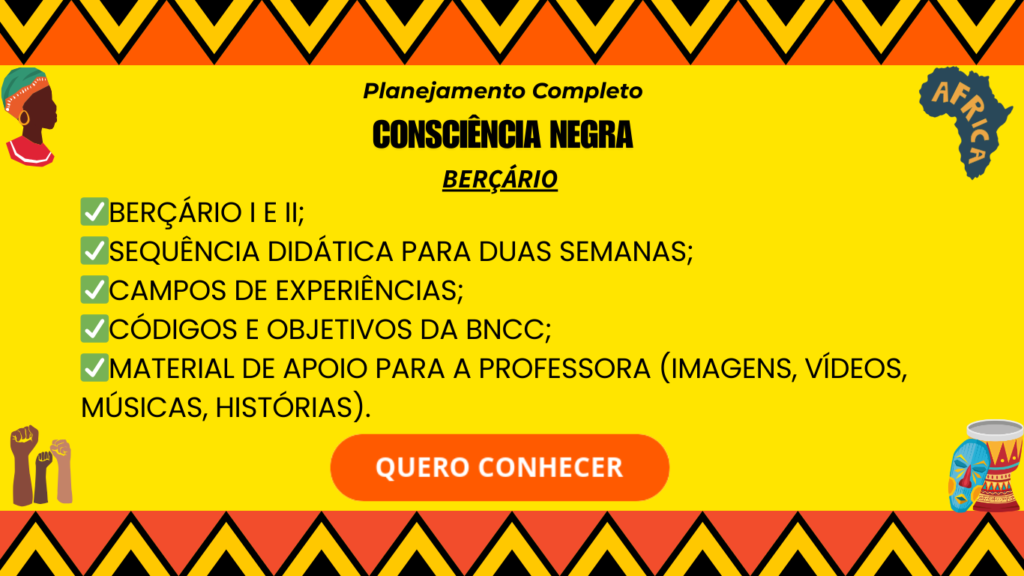 Atividade consciência negra berçário