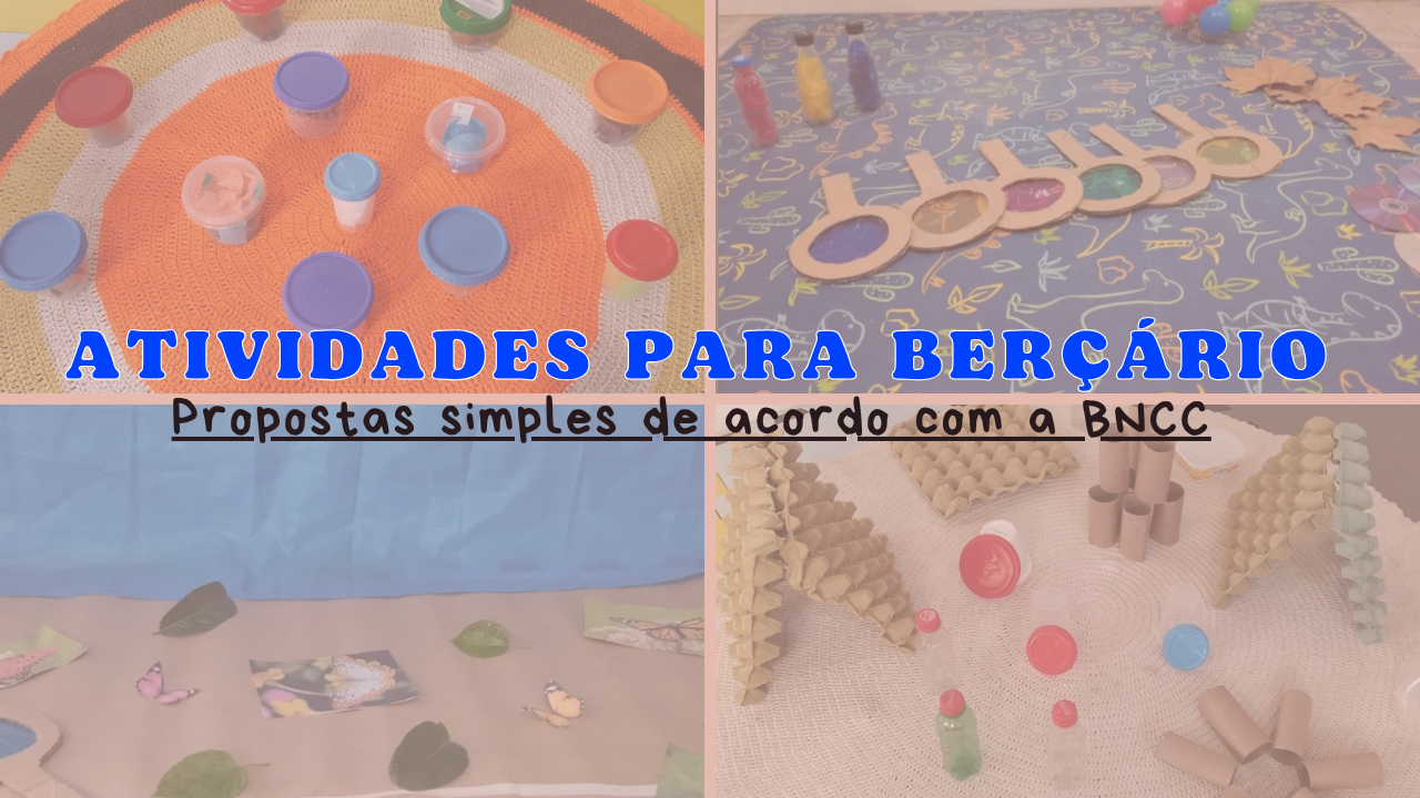 Atividades simples para berrio