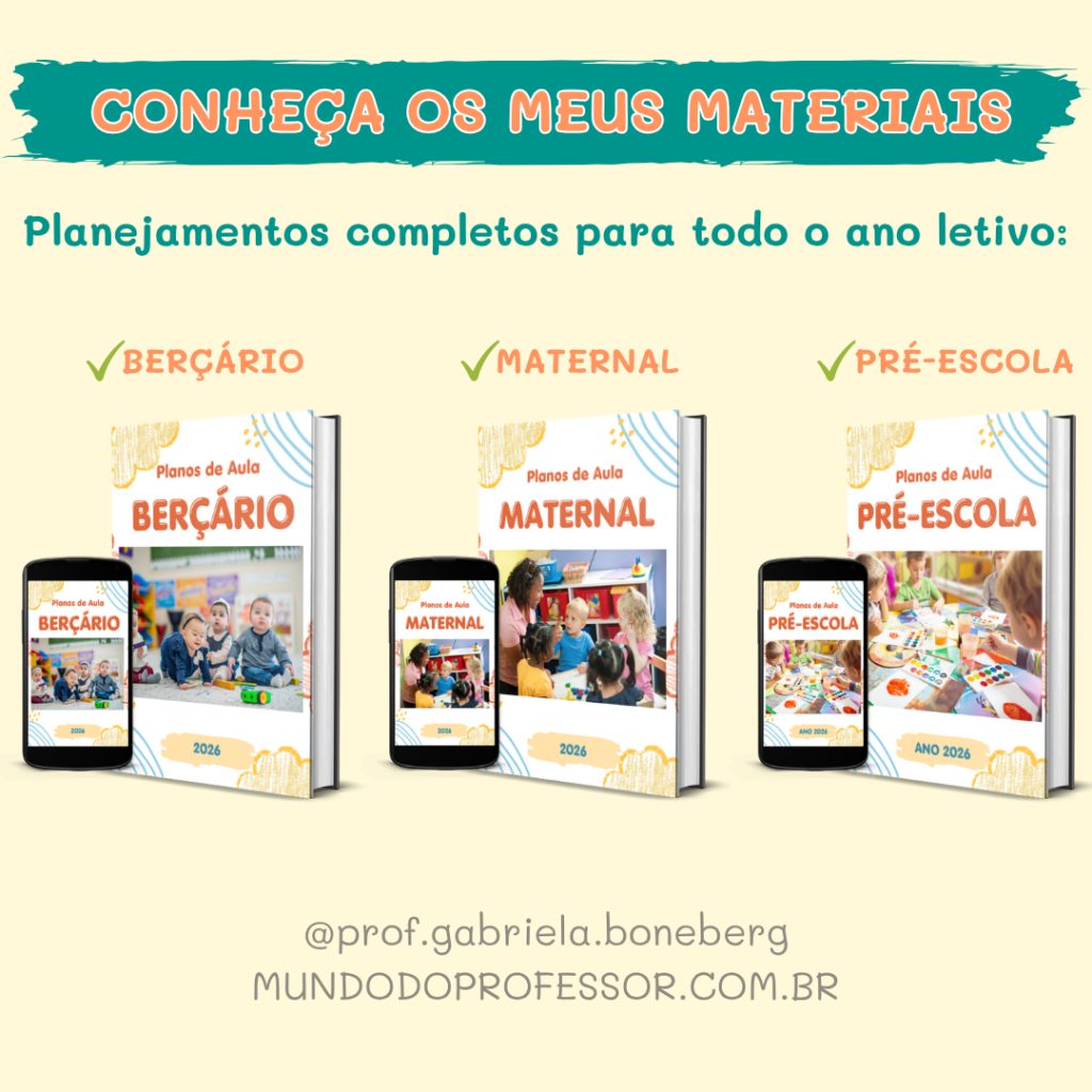 Planos de aula para educação infantil 