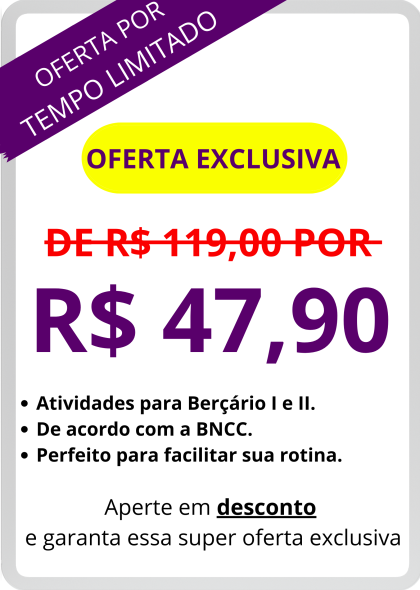 Planos de aula berçário